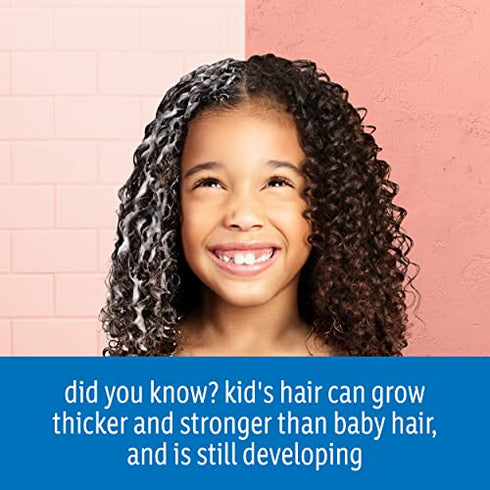 Johnson's Curl Defining Tear-Free Kids' Leave-in Conditioner with Shea Butter, Paraben-, Sulfate- & Dye-Free Formula, Hypoallergenic & Gentle for Toddlers' Hair, 6.8 fl. Oz